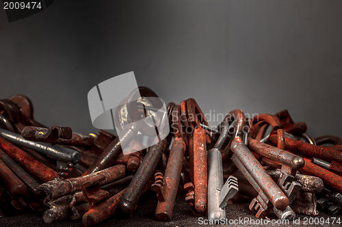 Image of Rusty old keys