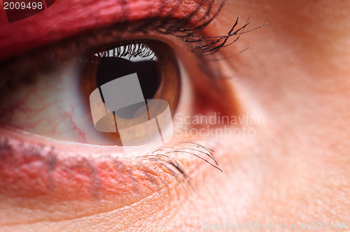 Image of Eye of a woman closeup