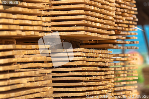 Image of Stacked up wood