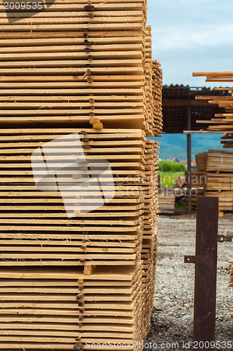 Image of Stacked up wood