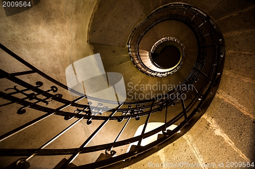 Image of Round stairs in a church