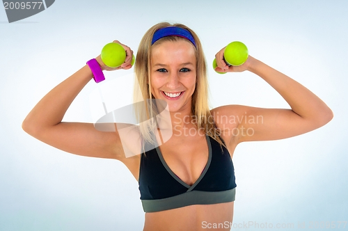 Image of Young fitness instructor