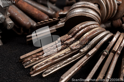 Image of Rusty old keys