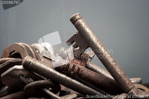 Image of Rusty old keys
