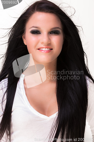 Image of Portrait of a beautiful young woman