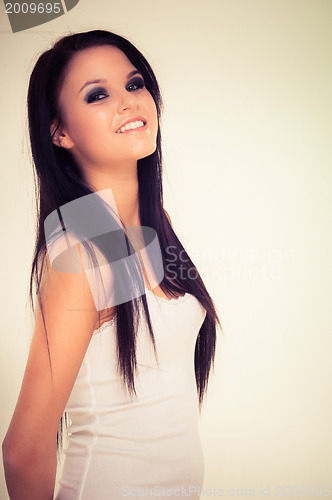 Image of Portrait of a beautiful young woman