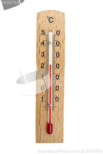 Image of Wooden thermometer