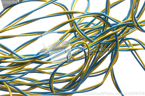 Image of Colorful electrical wire