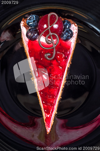 Image of Closeup of a delicious dessert