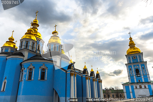 Image of Church in blue colors