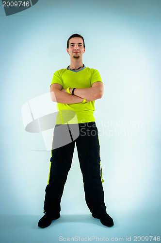 Image of Young fitness instructor