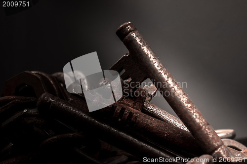 Image of Rusty old keys