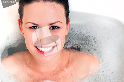 Image of Girl in Bathroom