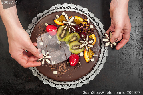 Image of Confectioner and his cake