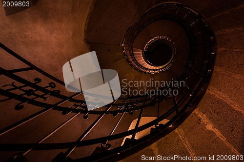 Image of Round stairs in a church