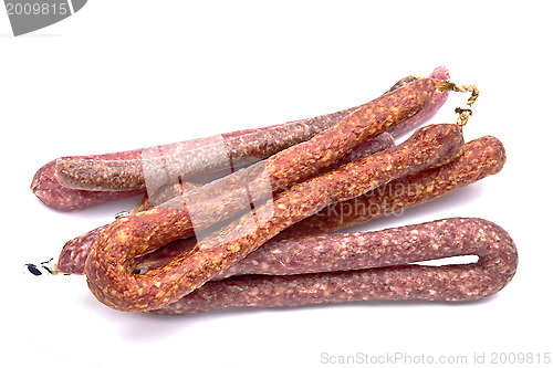 Image of  Italian salami sausage 