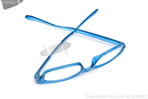 Image of Beautiful blue glasses 