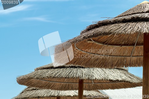 Image of reed sunshades