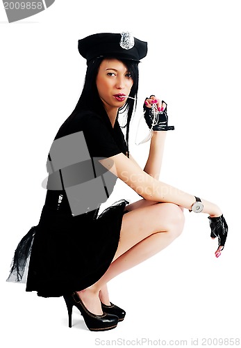 Image of Sexy police woman