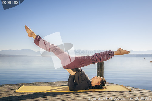 Image of yoga woman