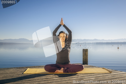 Image of yoga woman