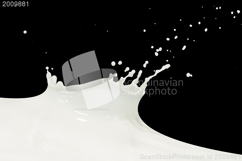 Image of milk splash