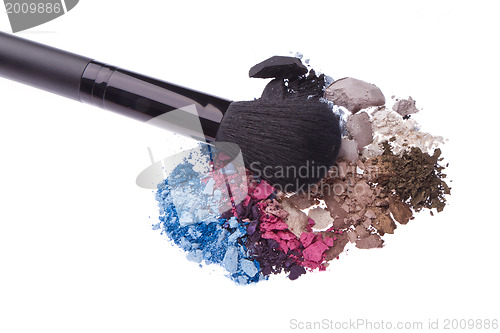 Image of set of multicolor crushed eyeshadows