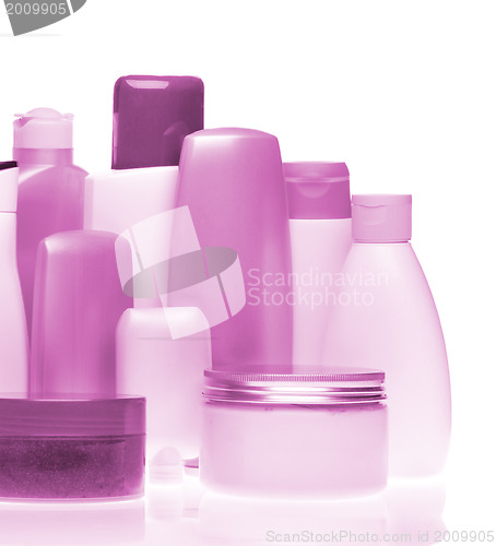 Image of cosmetic bottles