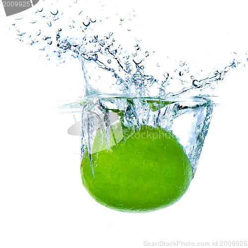 Image of lime splashing