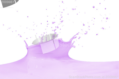 Image of splashing milk