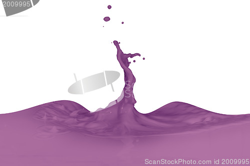 Image of splashing paint