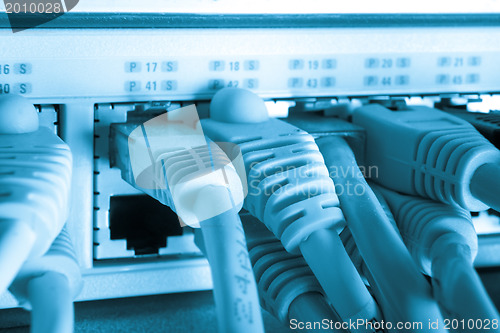 Image of network cables