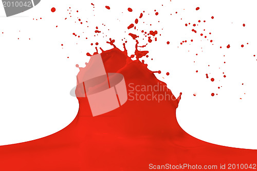 Image of splashing paint