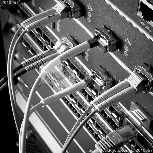 Image of network cables