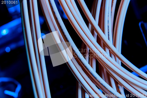 Image of network cables concept