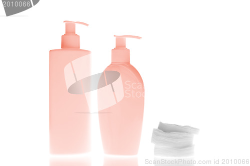 Image of cosmetic bottles