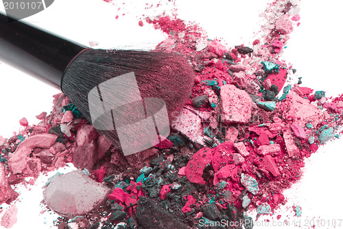 Image of crushed eyeshadows