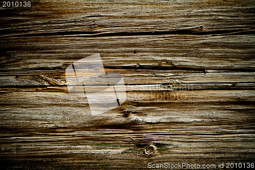 Image of weathered old brown wooden texture