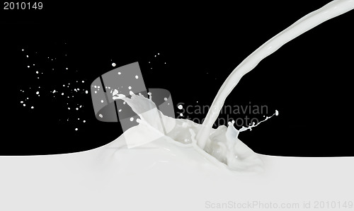 Image of milk splash