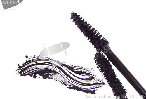 Image of black mascara stroke