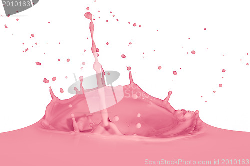 Image of splashing milk