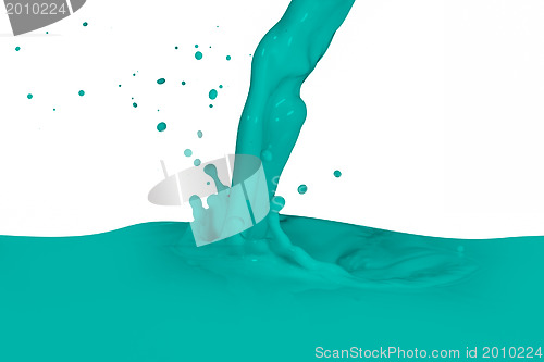 Image of splashing paint