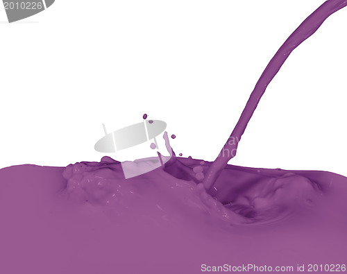 Image of splashing paint