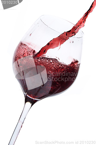 Image of pouring red wine