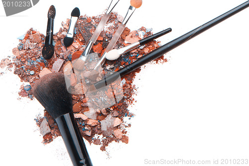 Image of crushed eyeshadows