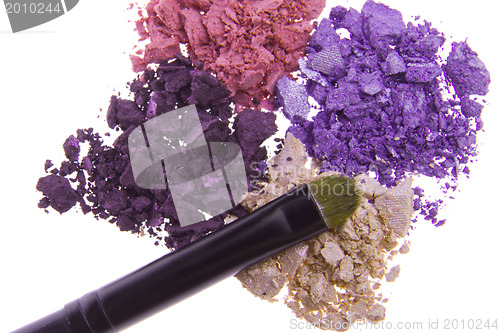 Image of crushed eyeshadows