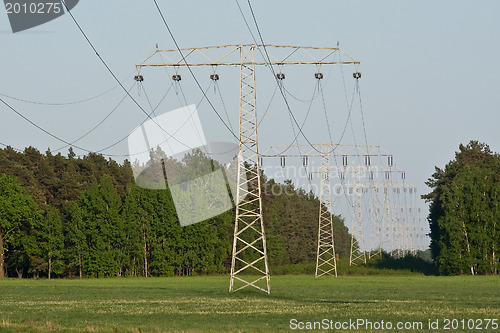 Image of electircal powerlines