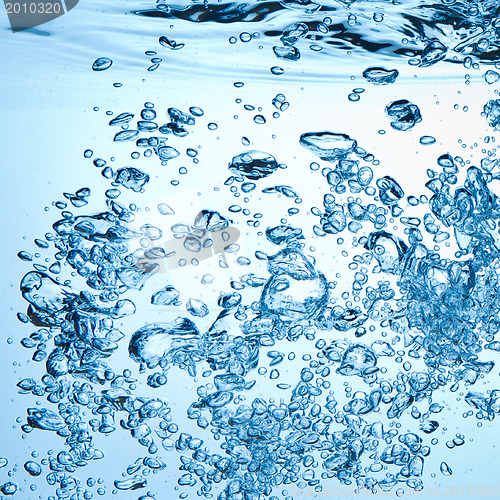 Image of bubbles in water