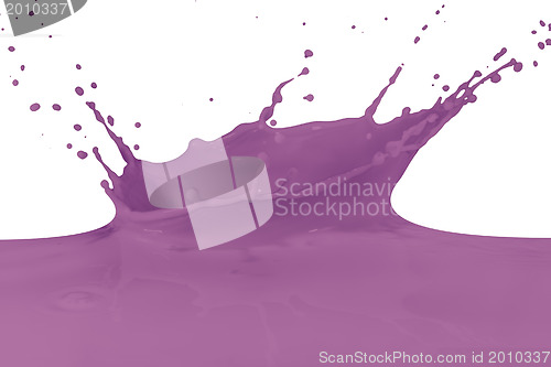 Image of splashing paint