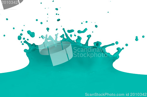 Image of splashing paint